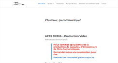Desktop Screenshot of apexmedia.tv