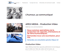 Tablet Screenshot of apexmedia.tv